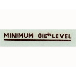 Transfer Minimun Oil Level Negro