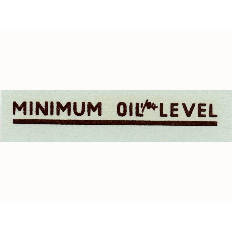 Transfer Minimun Oil Level Negro