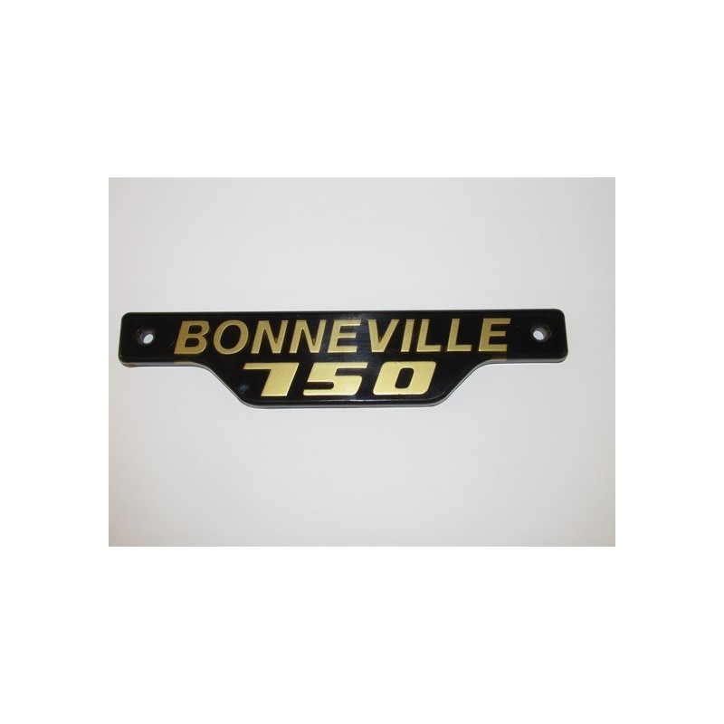 Emblema Tapas Laterales Bonneville 750 Plata