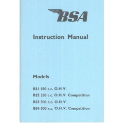 Manual BSA B31-B32-B33-B34