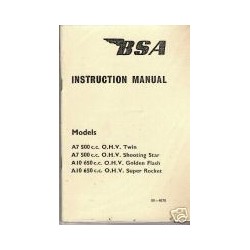 Manual BSA A7 - A10