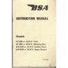 Manual BSA A7 - A10